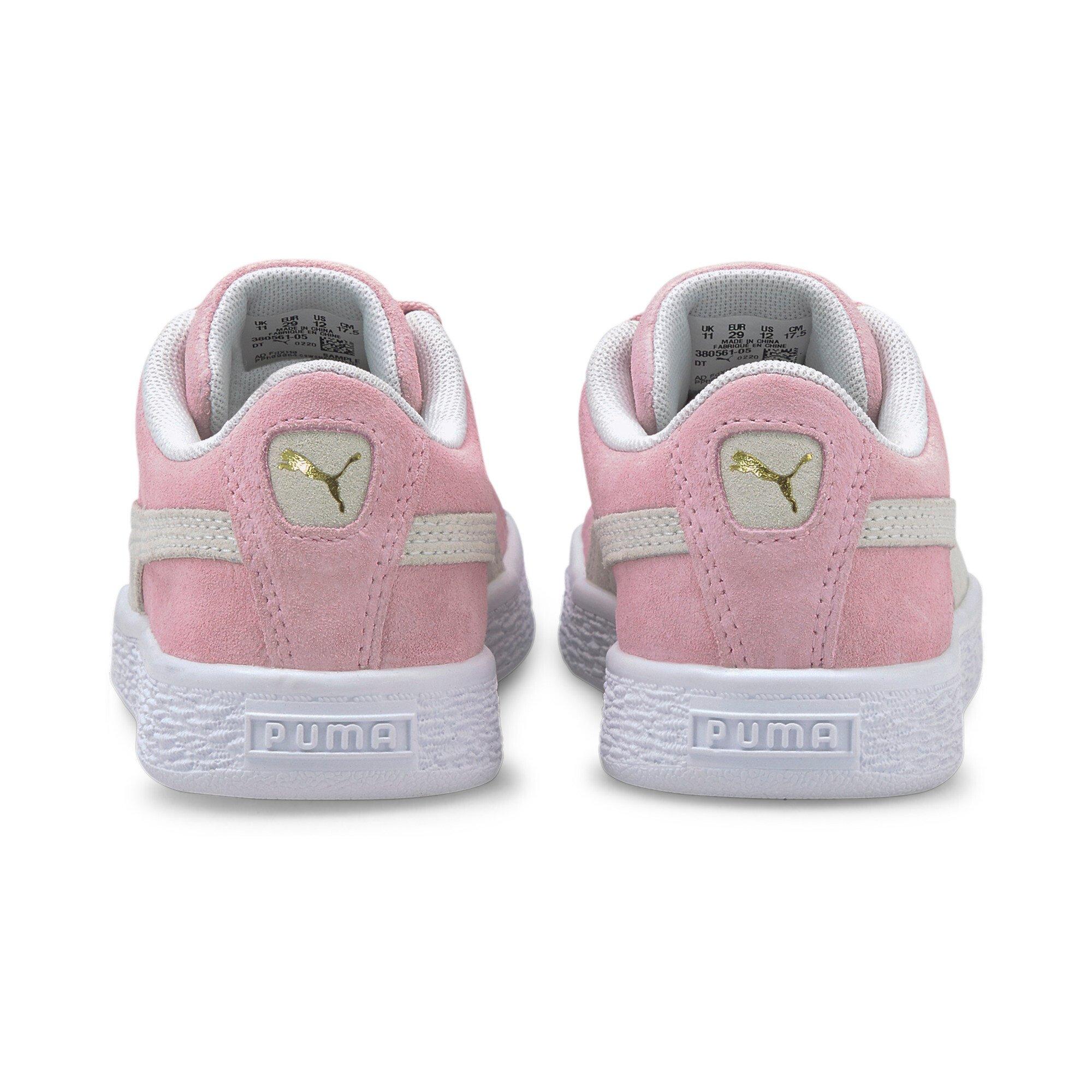 PUMA Suede Classic Preschool Girls' "Pink/White" Shoe