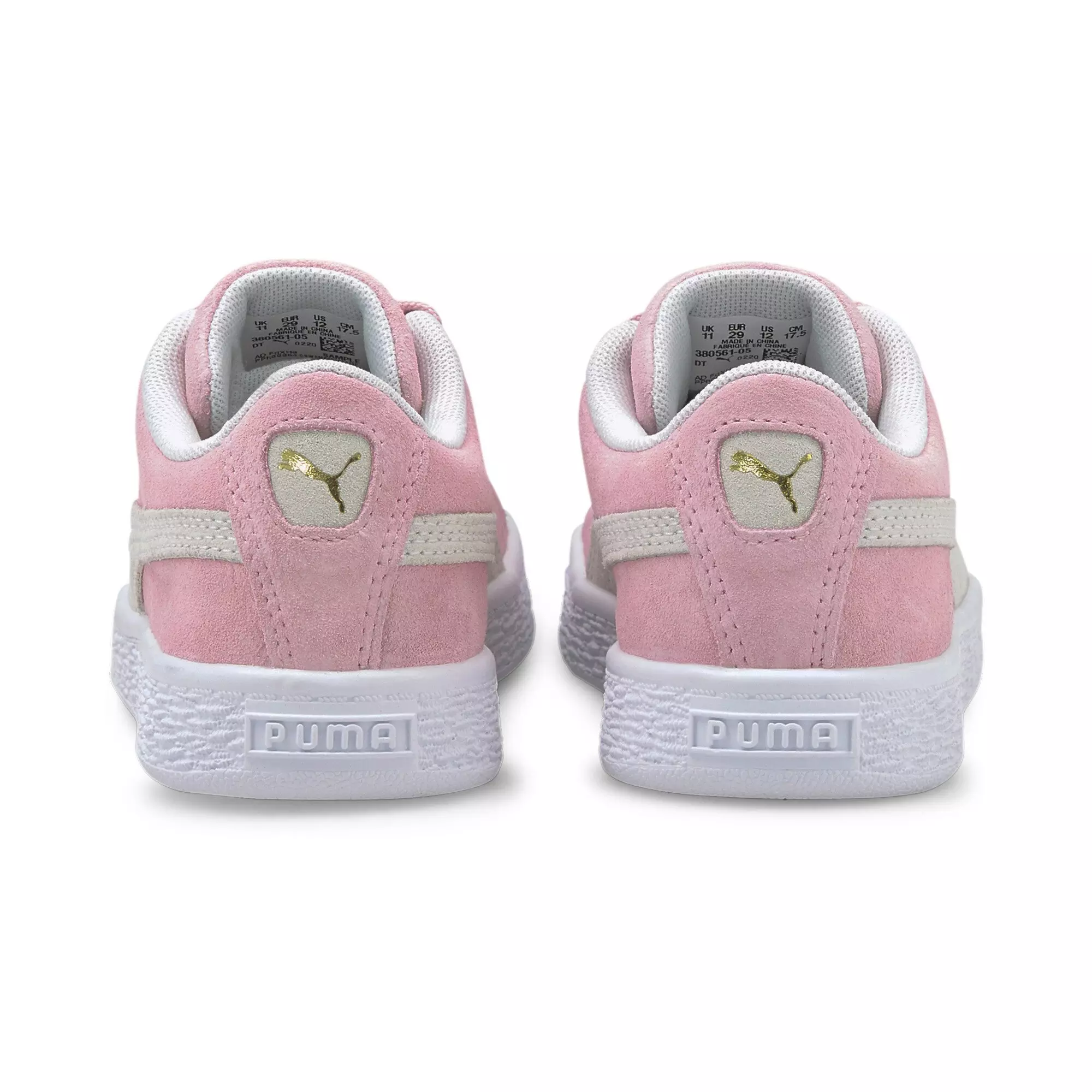 PUMA Suede Classic "Pink/White" Preschool Girls' Shoe - PINK/WHITE