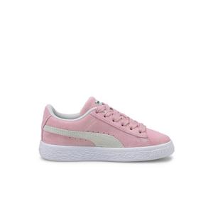 PUMA Suede Classic "Pink/White" Preschool Girls' Shoe