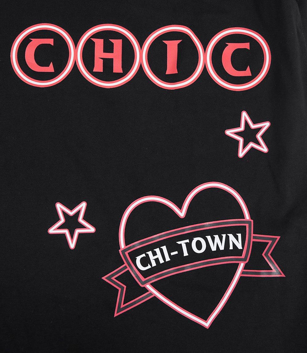 Pro Standard Women's Neon Lights BF Tee - Black - BLACK/MULTI Thumbnail View 5