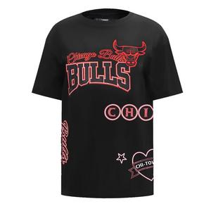 Pro Standard Women's Neon Lights BF Tee - Black