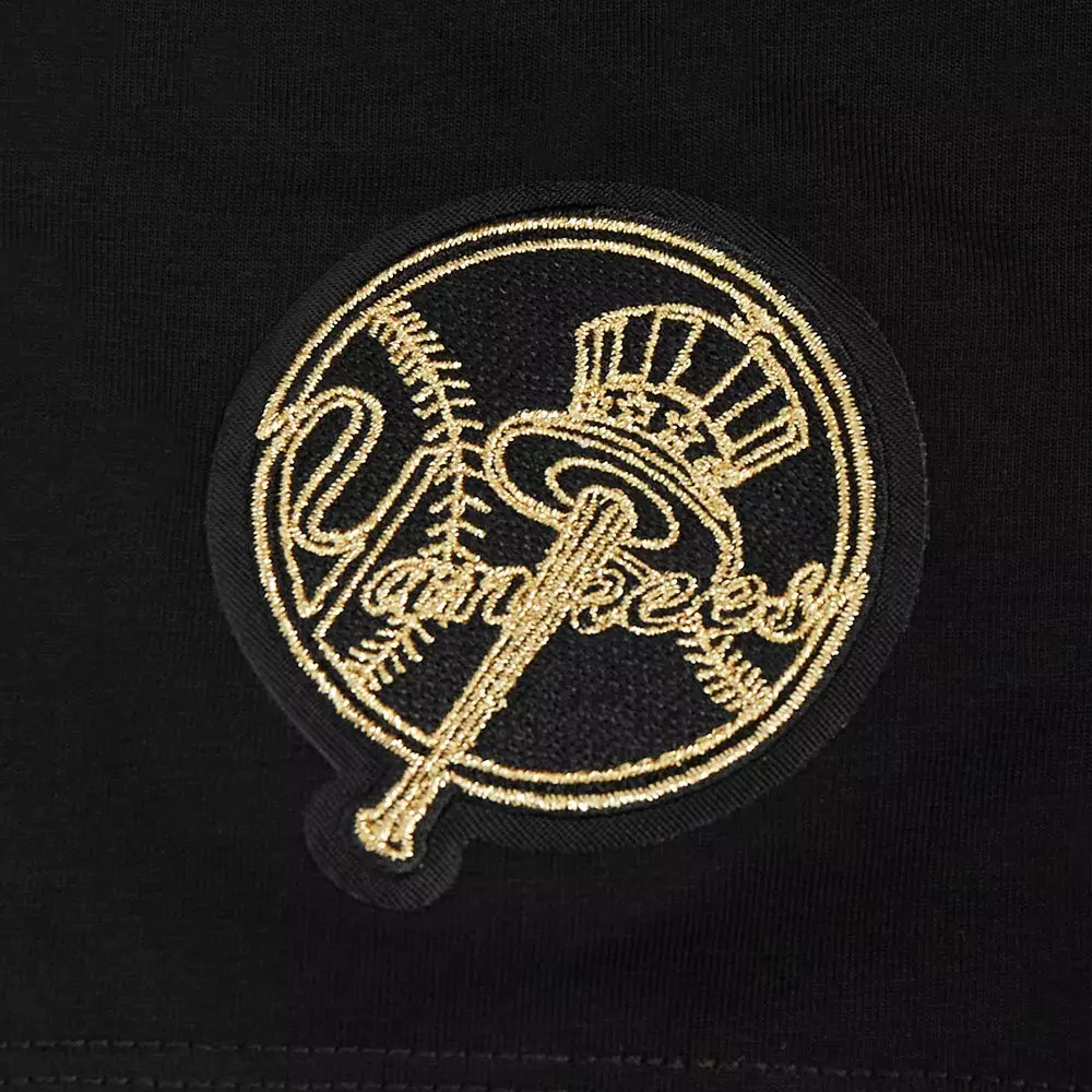 Pro Standard Women's New York Yankees Loyal/Royal Tee-Black - BLACK/GOLD
