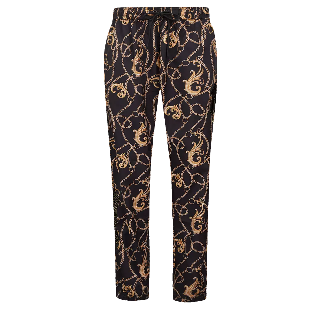 Pro Standard Women's New York Yankees Loyal/Royal Woven Pants-Black - BLACK/GOLD
