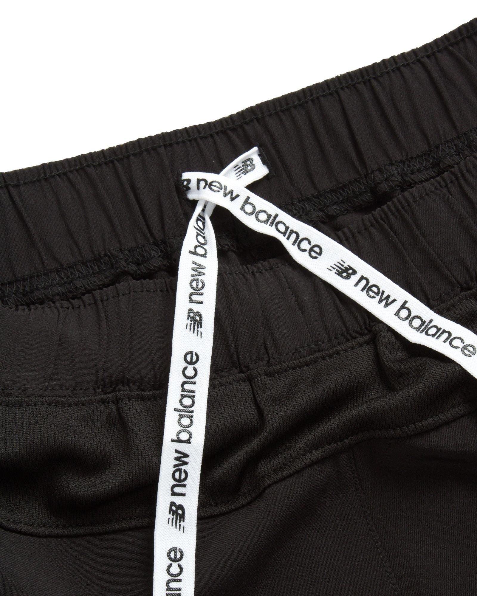 New Balance Big Boys' Woven Polyester Spandex Shorts - Black