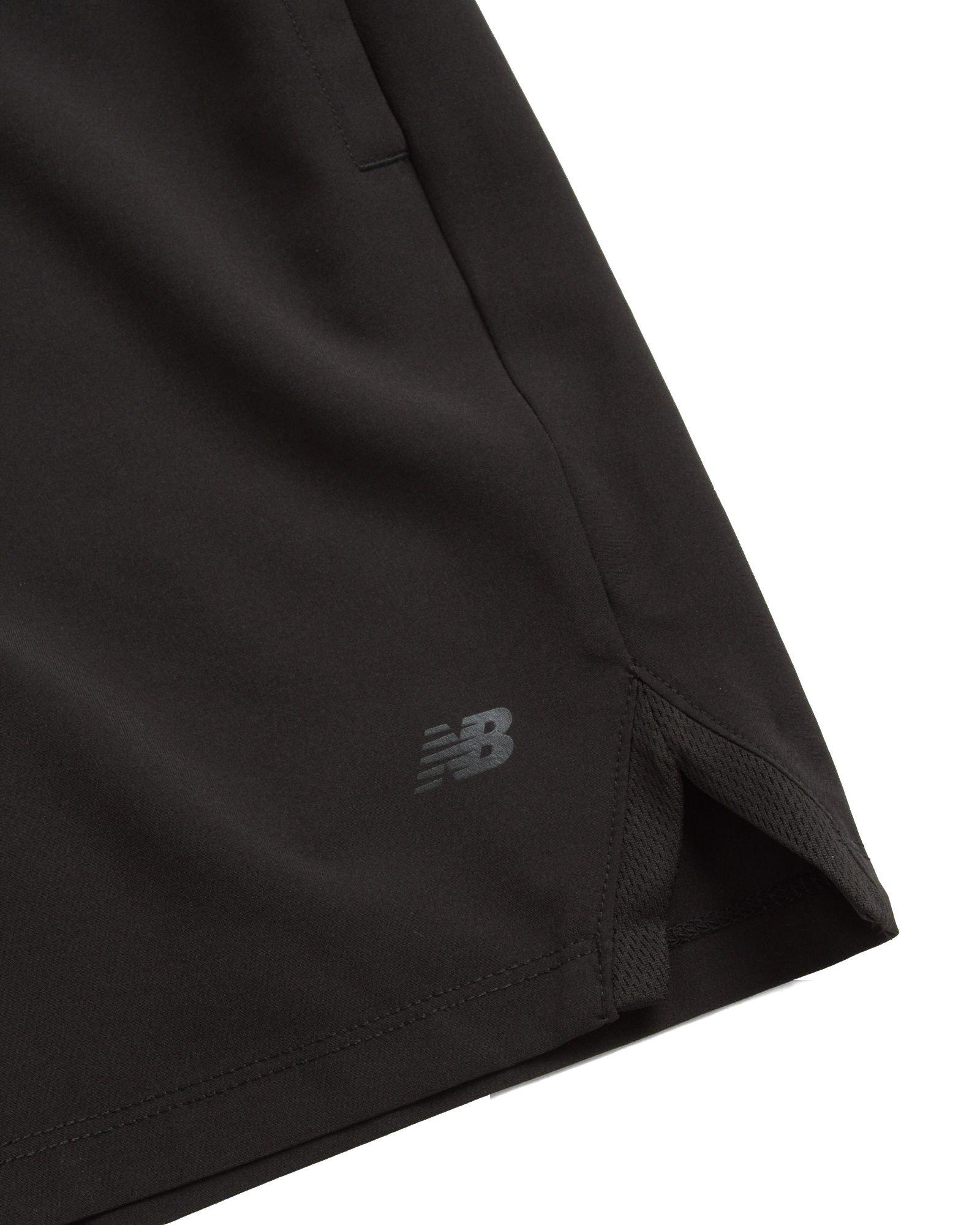 New Balance Woven Big Boys' Black Shorts