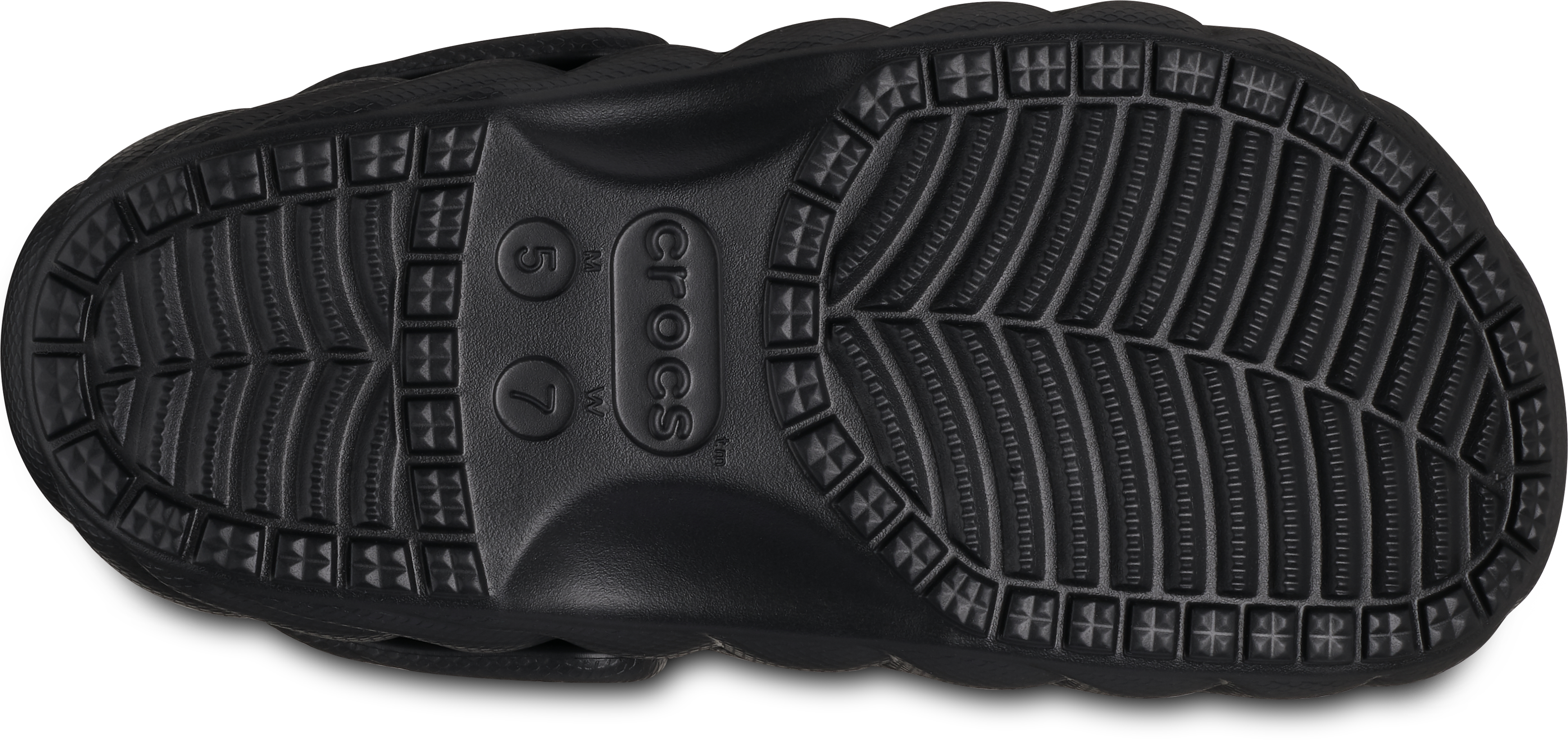 Crocs Classic Lined Overpuff "Black" Unisex Clog - BLACK Thumbnail View 5