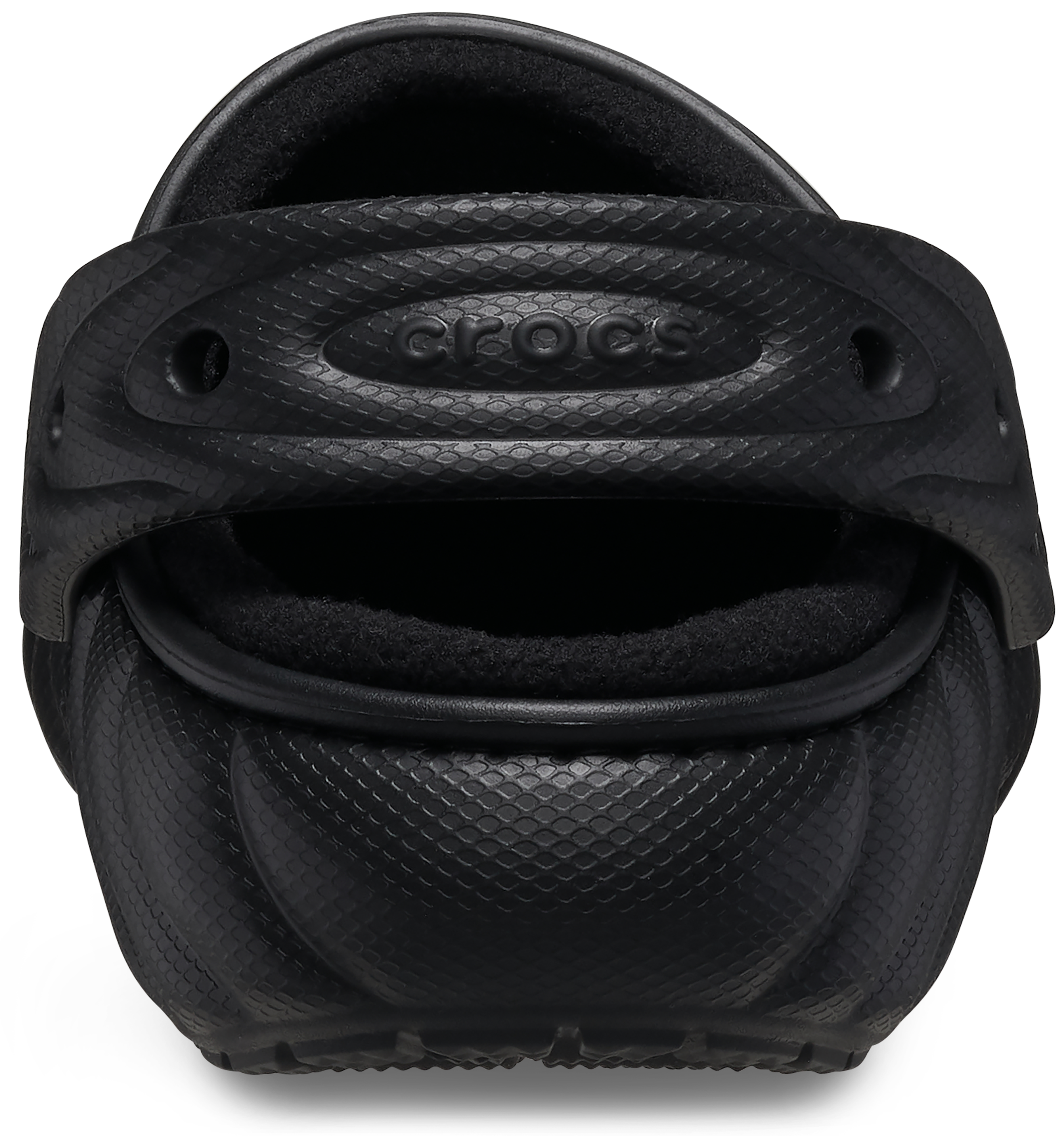 Crocs Classic Lined Overpuff "Black" Unisex Clog - BLACK Thumbnail View 7