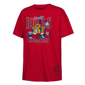 Genuine Stuff Chicago Bulls 3Peat Tee-Red
