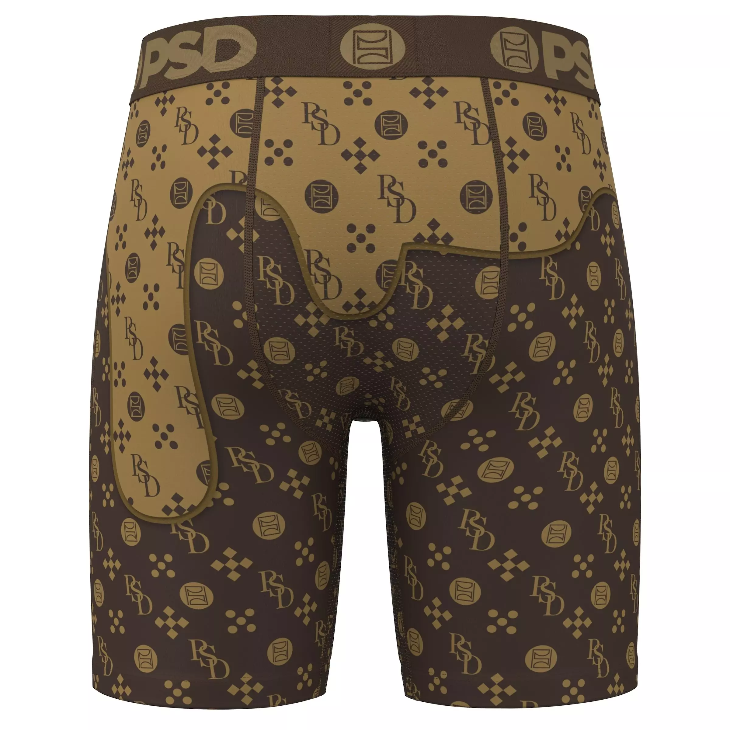 PSD Men's Warface Luxe Drip Underwear - BROWN