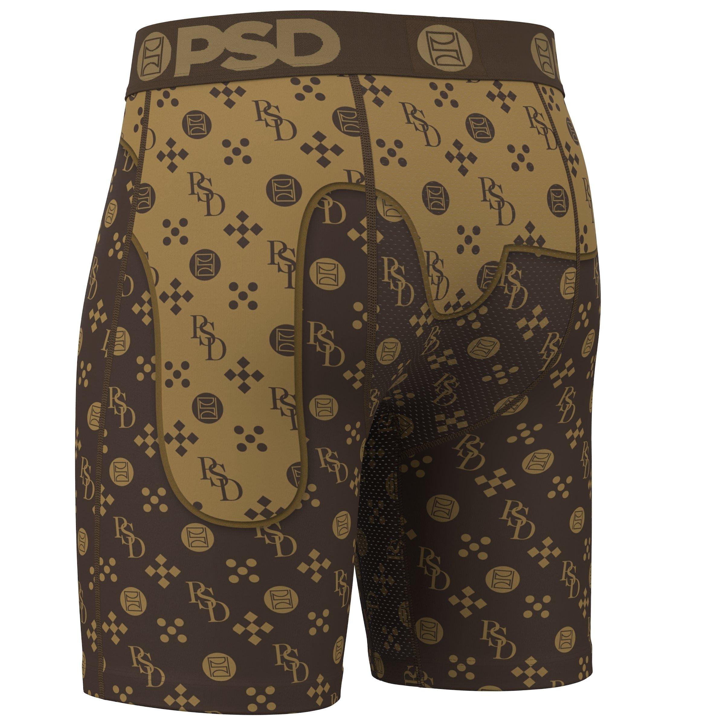 PSD Men's Warface Luxe Drip Underwear - BROWN Thumbnail View 4
