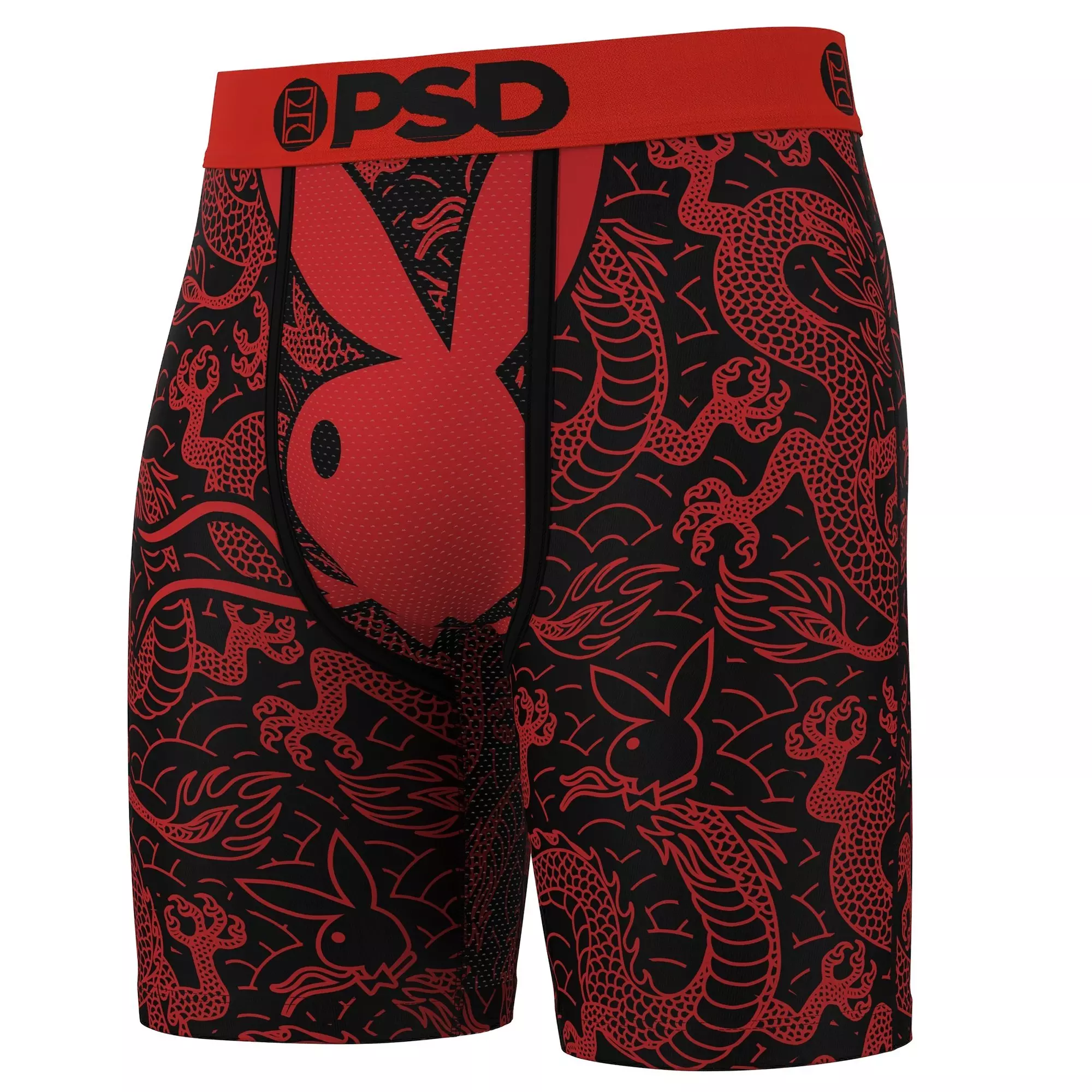 PSD Men's Playboy Dragon Underwear - RED