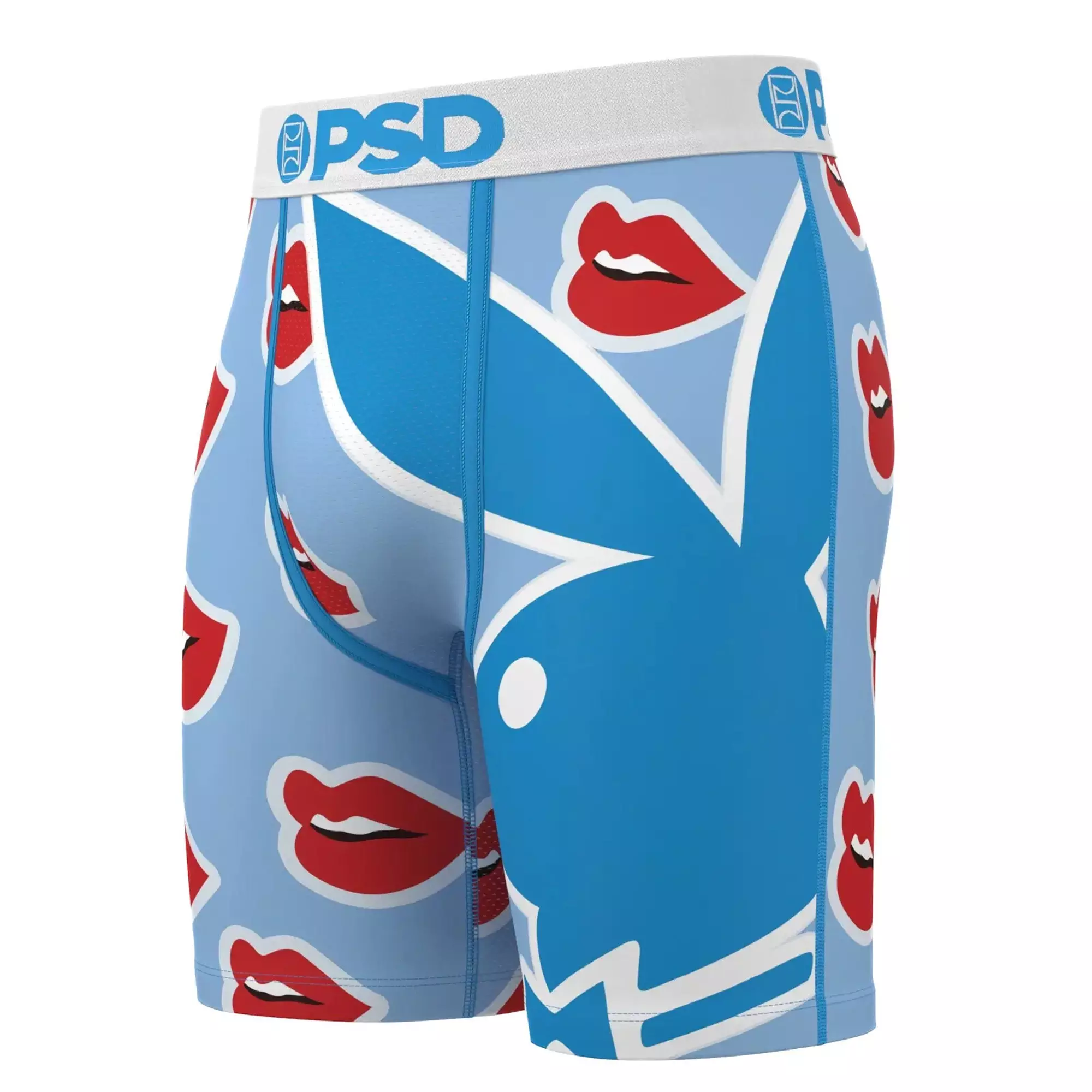 PSD Men's Playboy Lips Underwear - BLUE