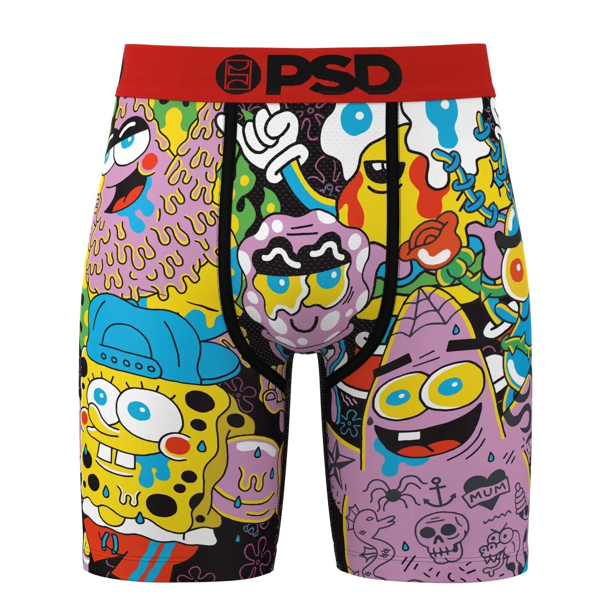 PSD Men's Spongebob Squarepants Vibez Underwear - MULTI-COLOR Thumbnail View 1