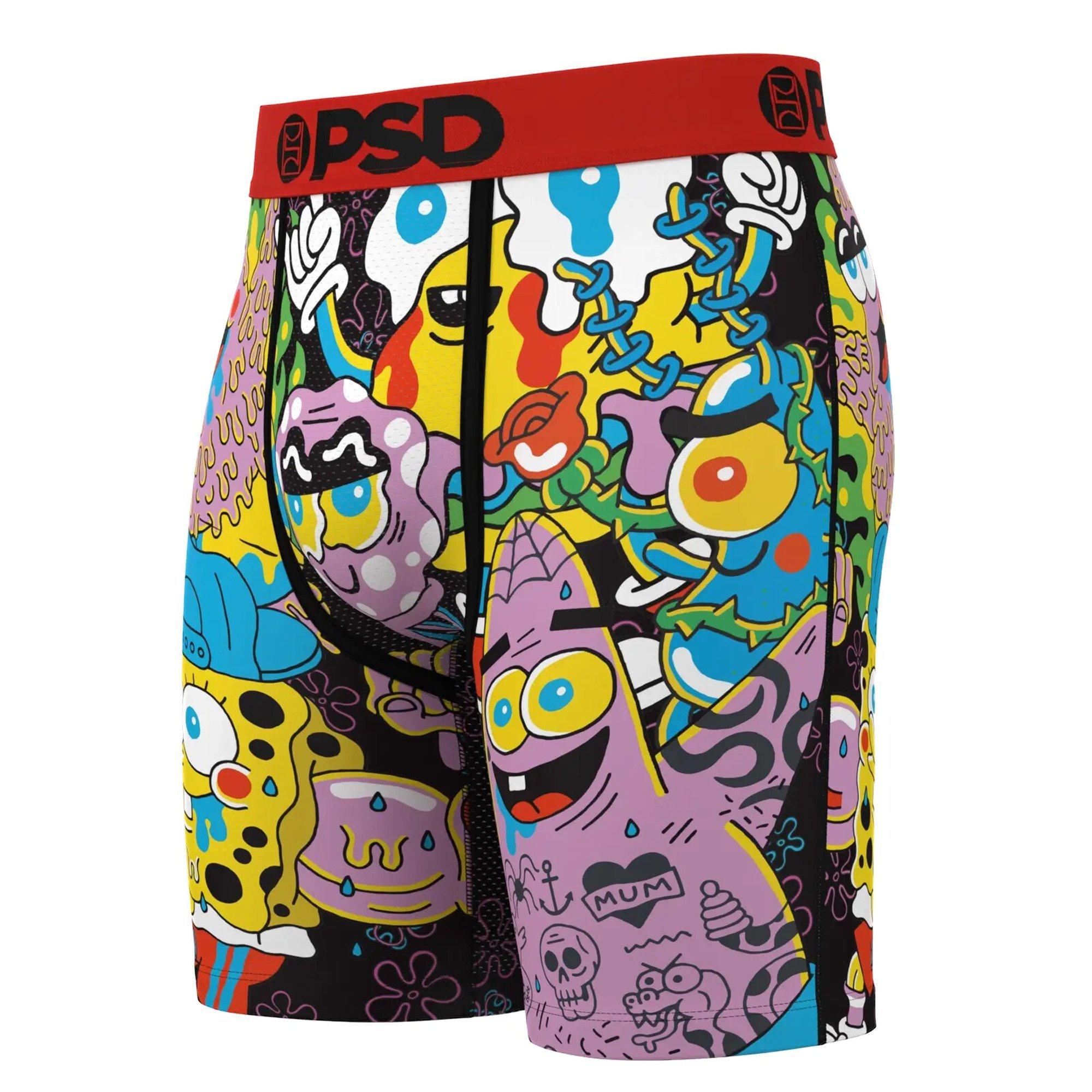 PSD Men's Spongebob Squarepants Vibez Underwear - MULTI-COLOR Thumbnail View 3
