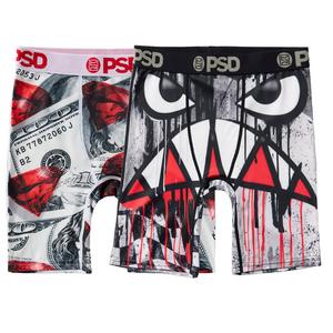 PSD Big Boys' Red Drip Underwear-2PK