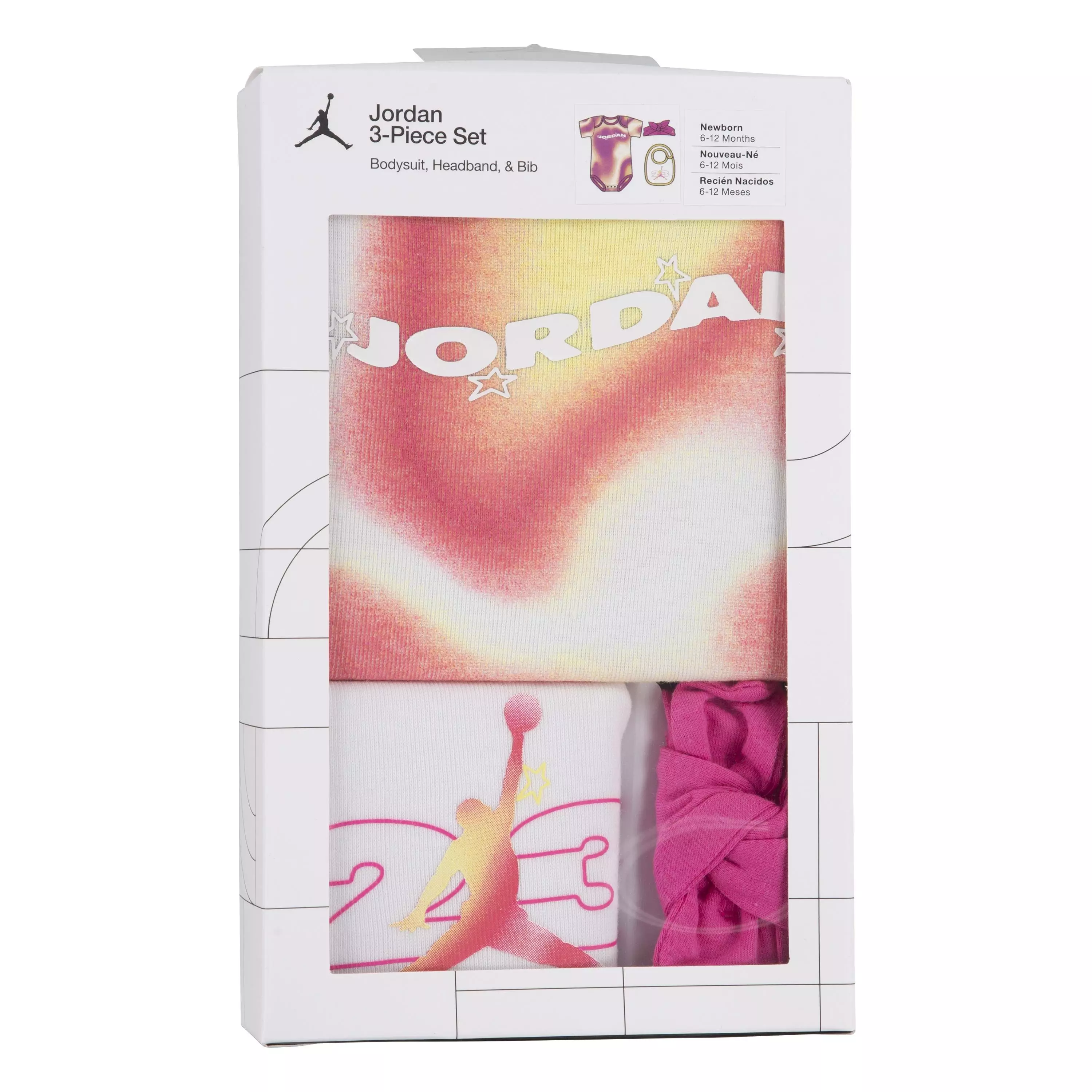 Jordan Infant Girls' Lemonade Stand 3-Piece Box Set - PINK