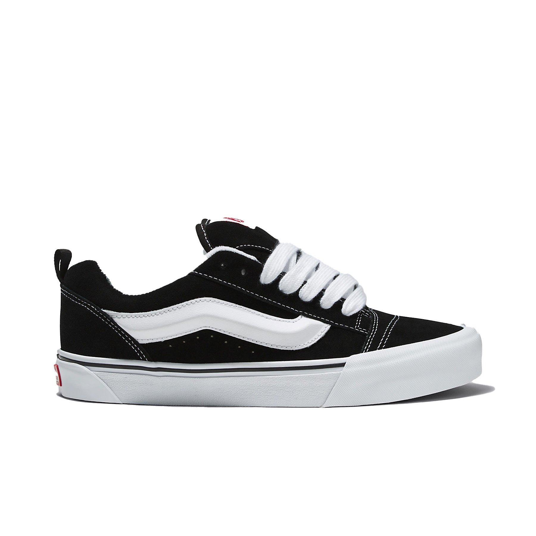 Vans Knu Skool "Black/White" Unisex Shoe - BLACK/WHITE Thumbnail View 1