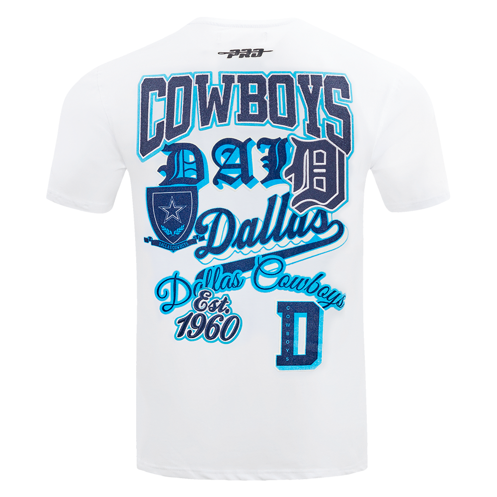 Pro Standard Men's Dallas Cowboys Logo Tee - WHITE Thumbnail View 2