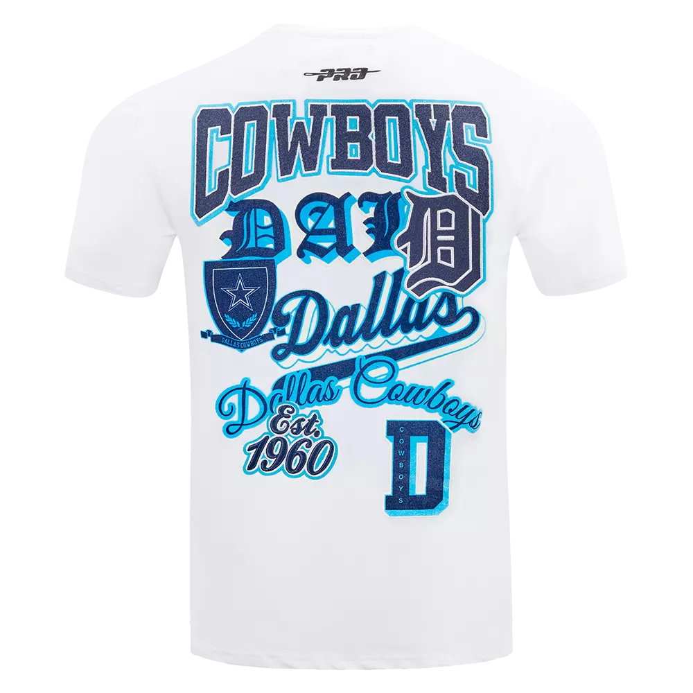 Pro Standard Men's Dallas Cowboys Logo Tee - WHITE