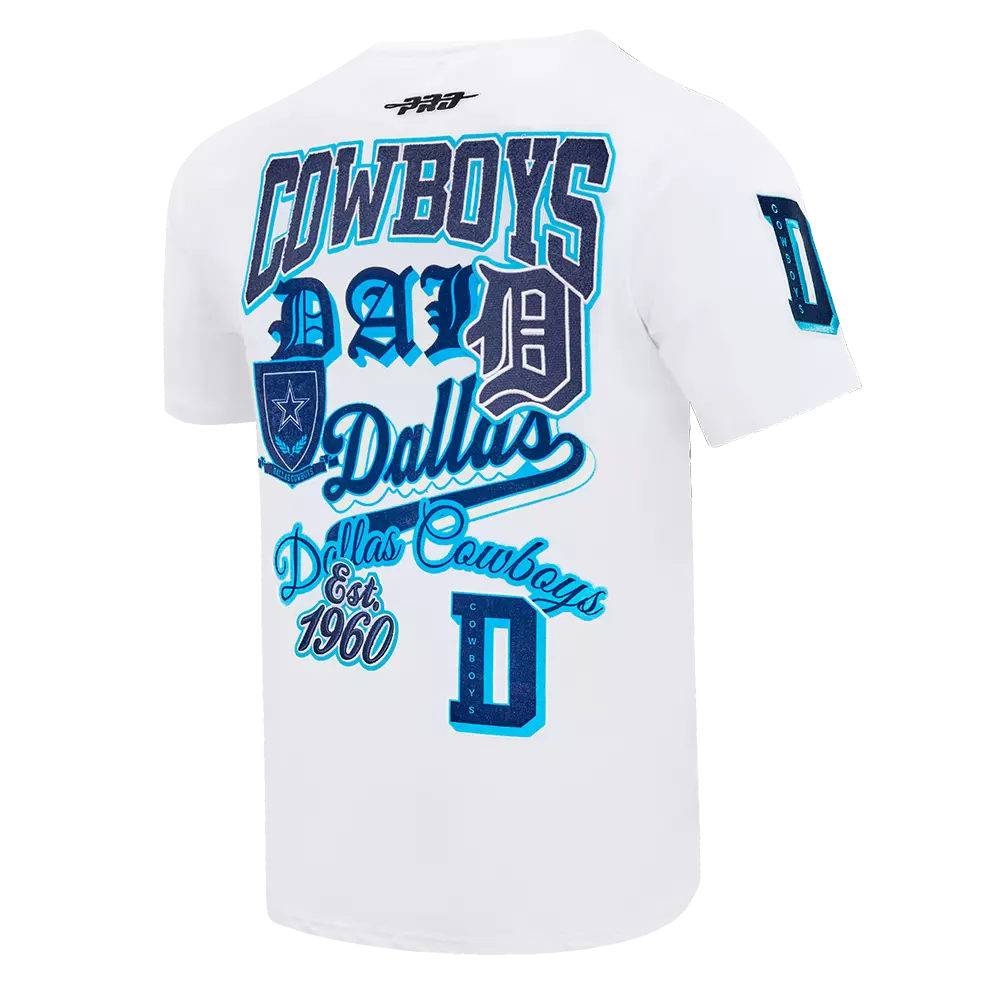 Pro Standard Men's Dallas Cowboys Logo Tee - WHITE