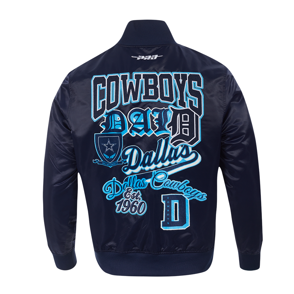 Pro Standard Men's Dallas Cowboys Logo Jacket - BLUE Thumbnail View 2