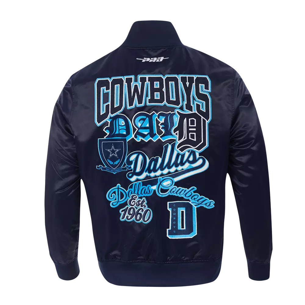 Pro Standard Men's Dallas Cowboys Logo Jacket - BLUE