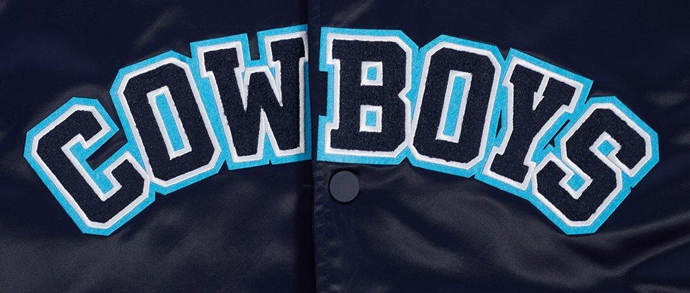 Pro Standard Men's Dallas Cowboys Logo Jacket - BLUE Thumbnail View 5