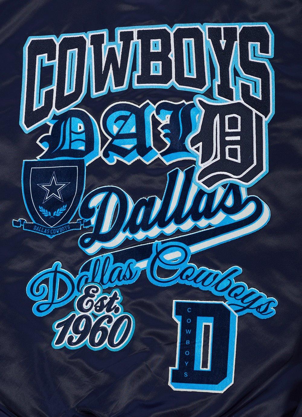 Pro Standard Men's Dallas Cowboys Logo Jacket - BLUE Thumbnail View 8