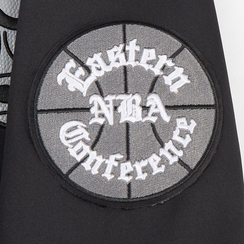 Pro Standard Men's Chicago Bulls Retro AJ 12 "Wolf Grey" Track Jacket-Black - BLACK/GREY Thumbnail View 7