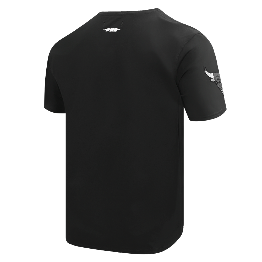 Pro Standard Men's Chicago Bulls Retro AJ 12 "Wolf Grey" Tee-Black - BLACK/GREY Thumbnail View 2