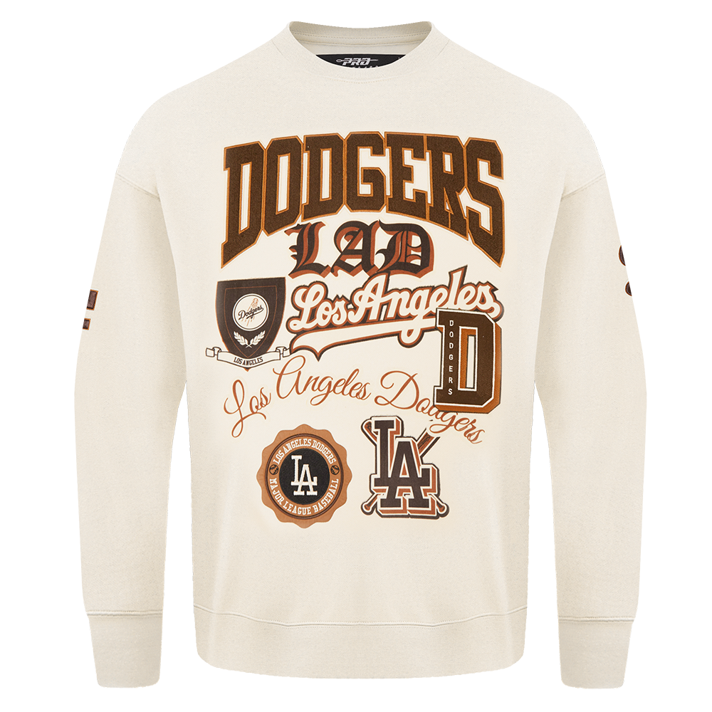 Pro Standard Dodgers Rib Cage Drop Shoulder Fleece PO Hoodie
