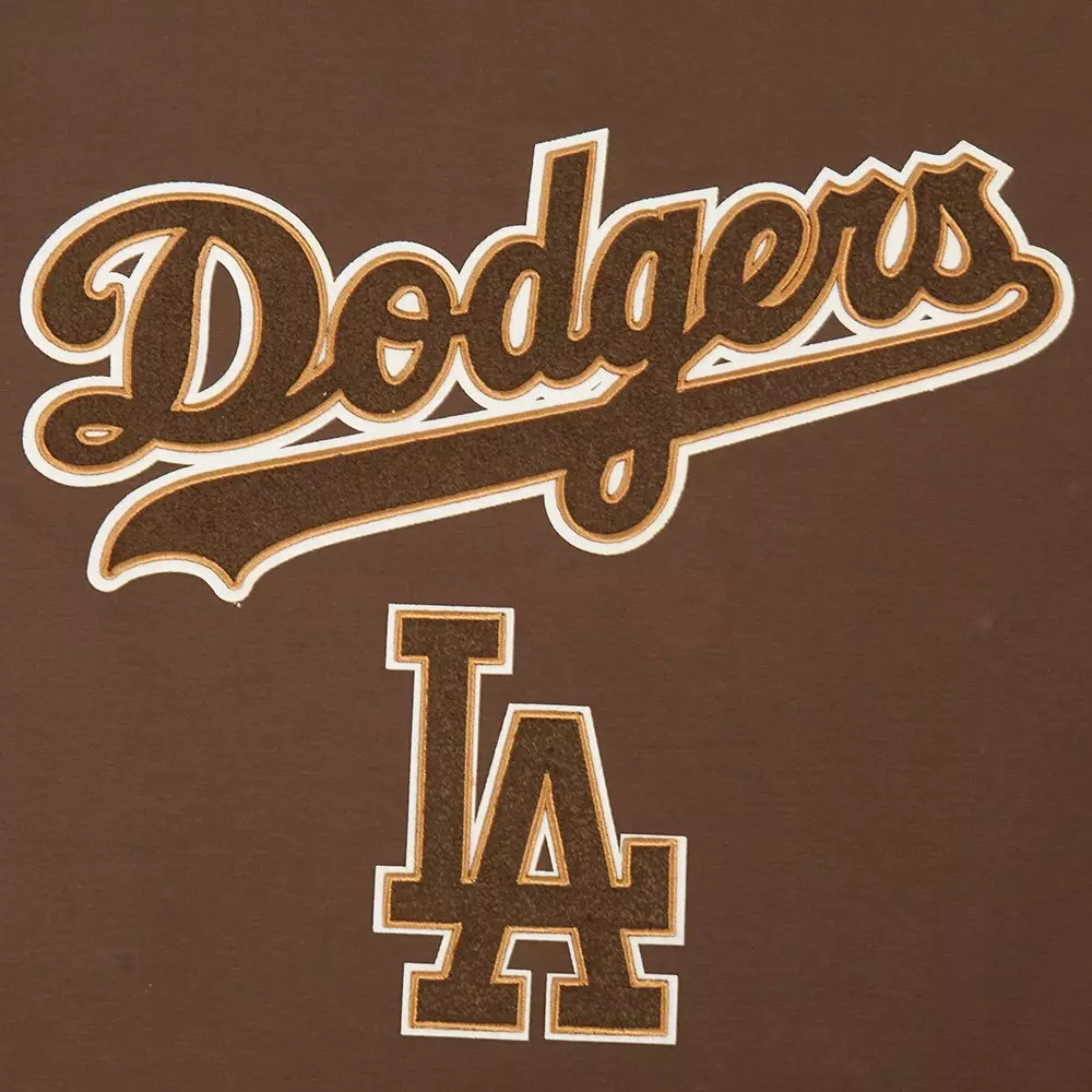 Pro Standard Dodgers Logo Tee-Brown - BROWN