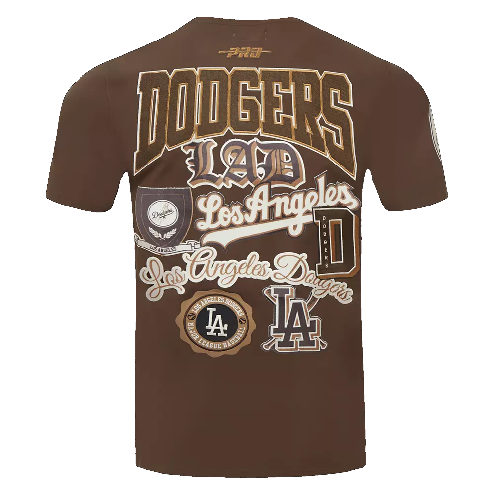 Pro Standard Dodgers Logo Tee-Brown - BROWN
