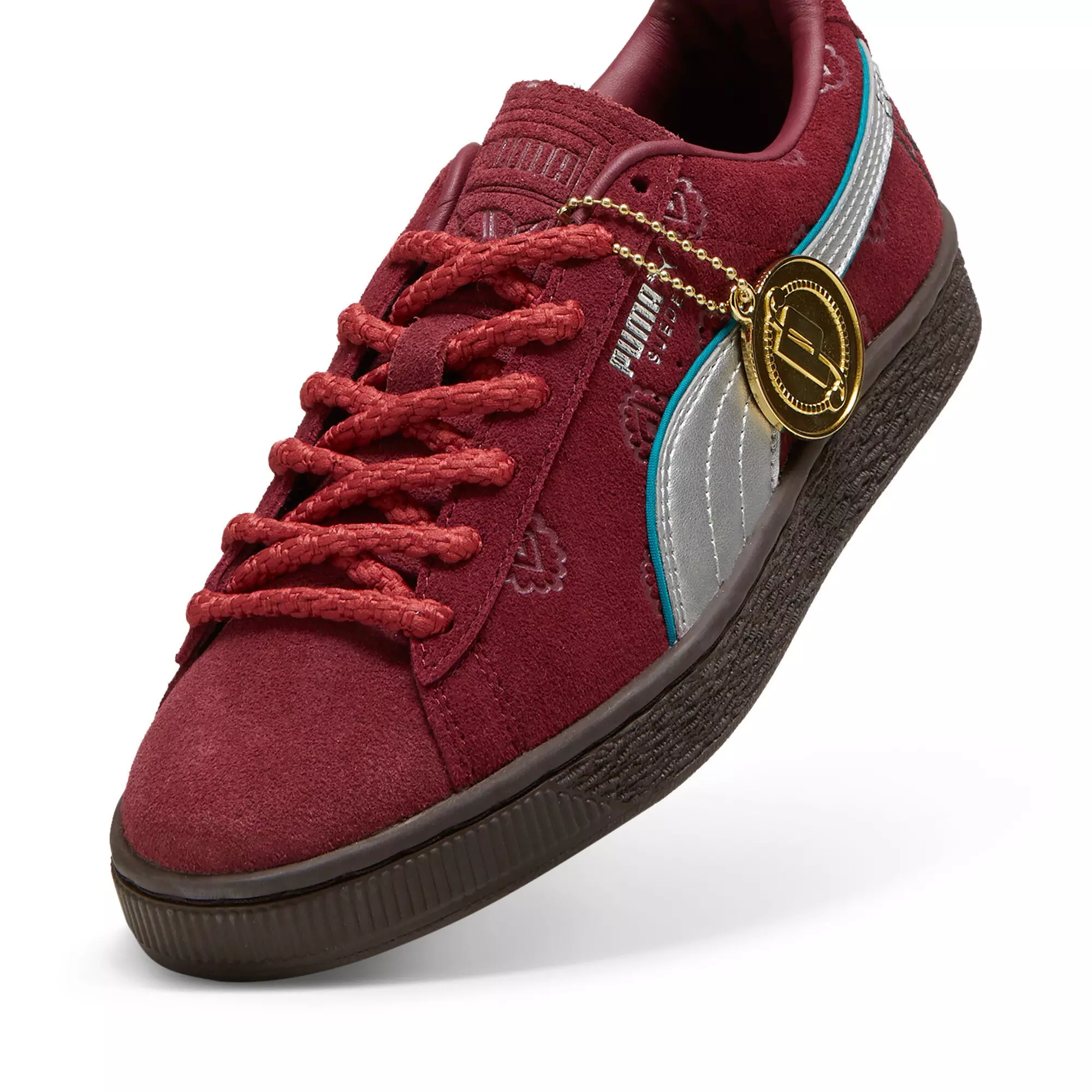 PUMA x One Piece "Shanks" Grade School Kids' Shoe - RED/BLACK/SILVER