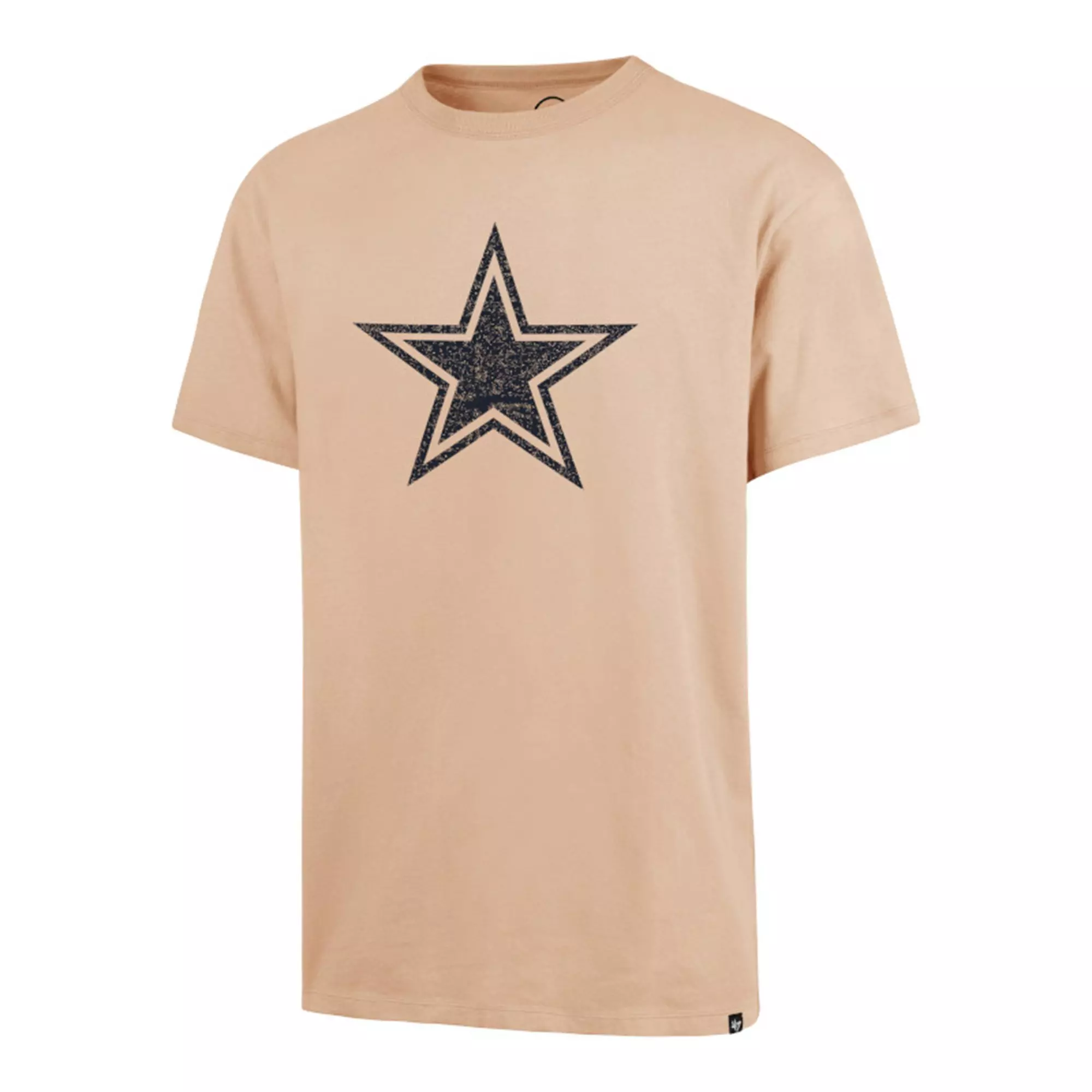 Dallas Cowboys Merch Men's Imprint Rival Short Sleeve Tee-Tan - TAN