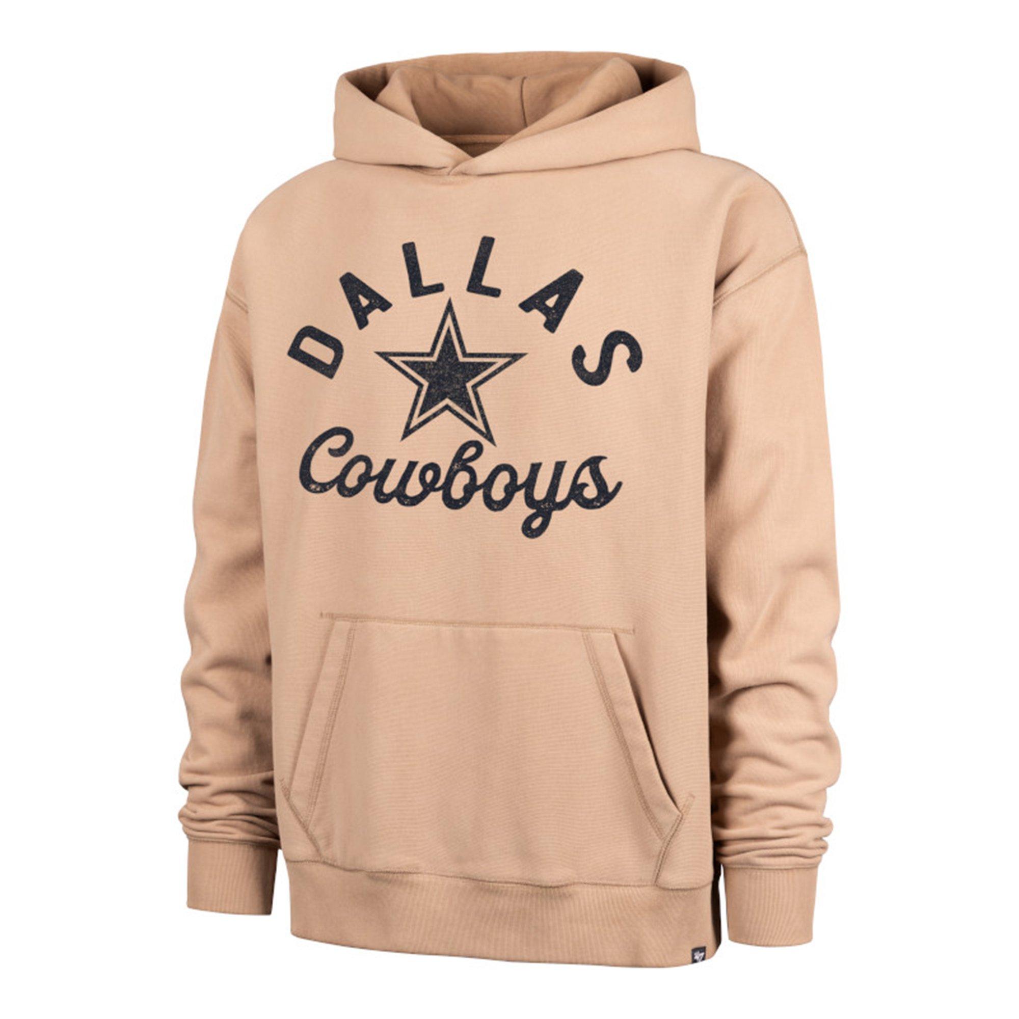 Dallas Cowboys Merch Men's Bowline Hoodie-Tan - TAN Thumbnail View 1