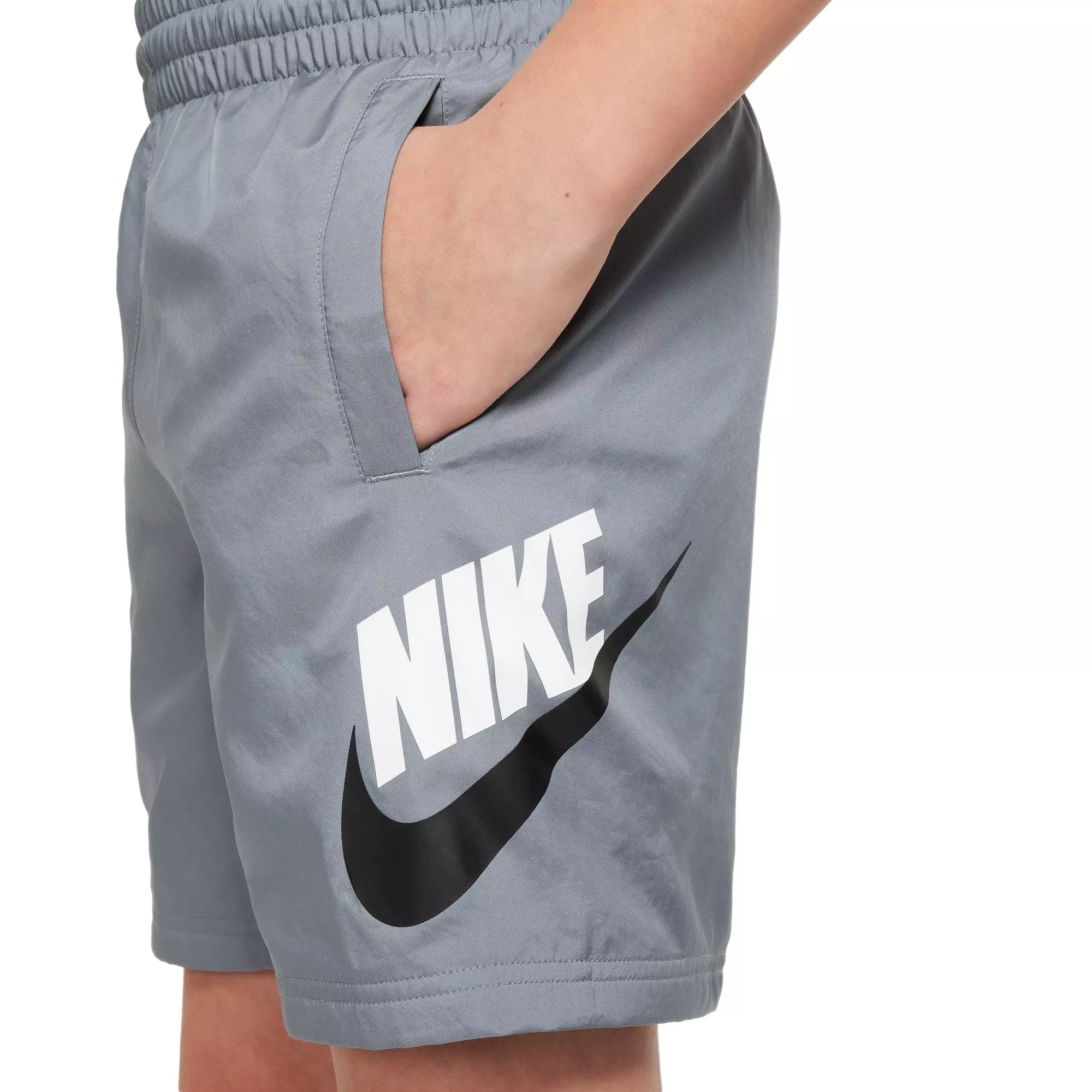 Nike Big Boys' Woven Shorts - Grey - GREY