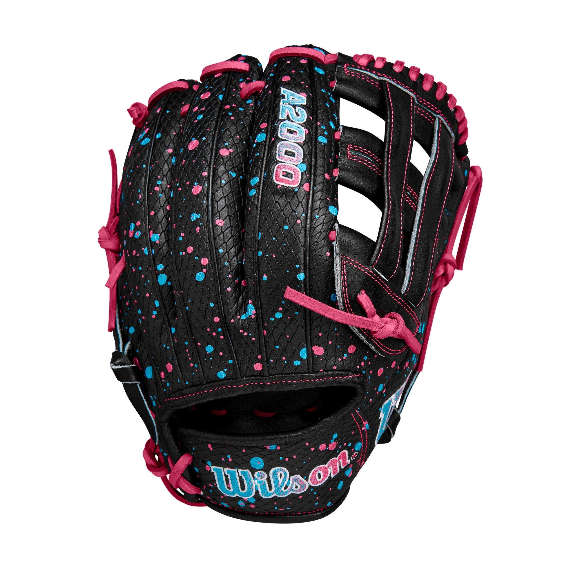 Wilson Elly De La Cruz A2000 EDLC44 GM 12&rdquo; Infield Baseball Glove 2024 - BLACK/MULTI Thumbnail View 1