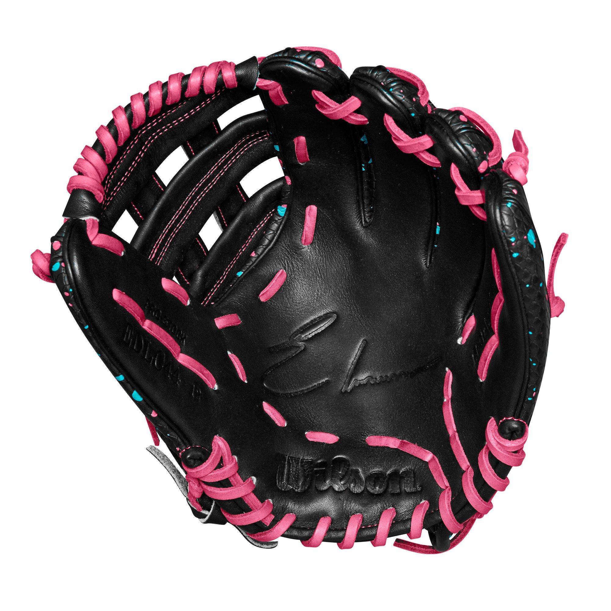 Wilson Elly De La Cruz A2000 EDLC44 GM 12&rdquo; Infield Baseball Glove 2024 - BLACK/MULTI Thumbnail View 2