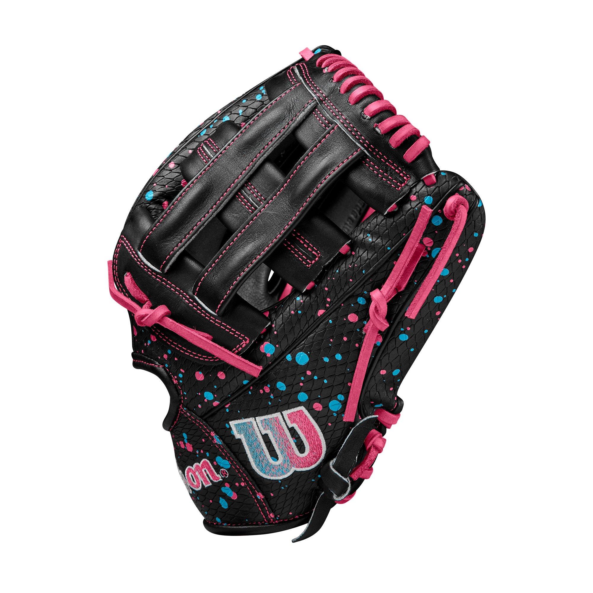 Wilson Elly De La Cruz A2000 EDLC44 GM 12&rdquo; Infield Baseball Glove 2024 - BLACK/MULTI Thumbnail View 3