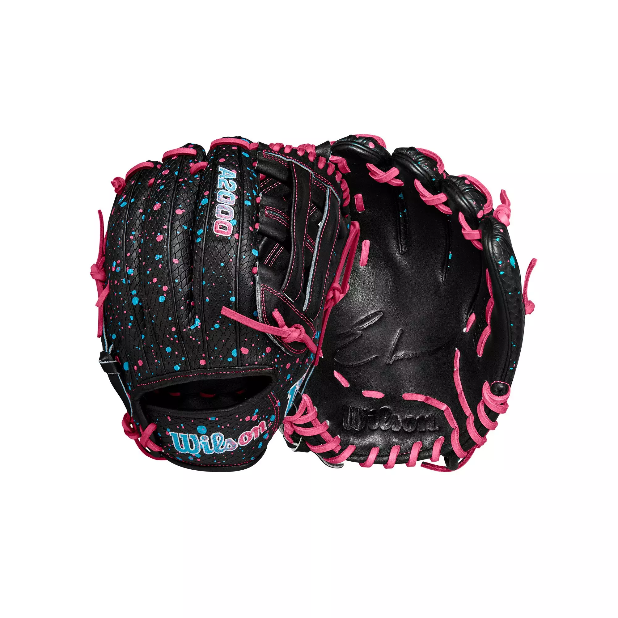 Wilson Elly De La Cruz A2000 EDLC44 GM 12&rdquo; Infield Baseball Glove 2024 - BLACK/MULTI