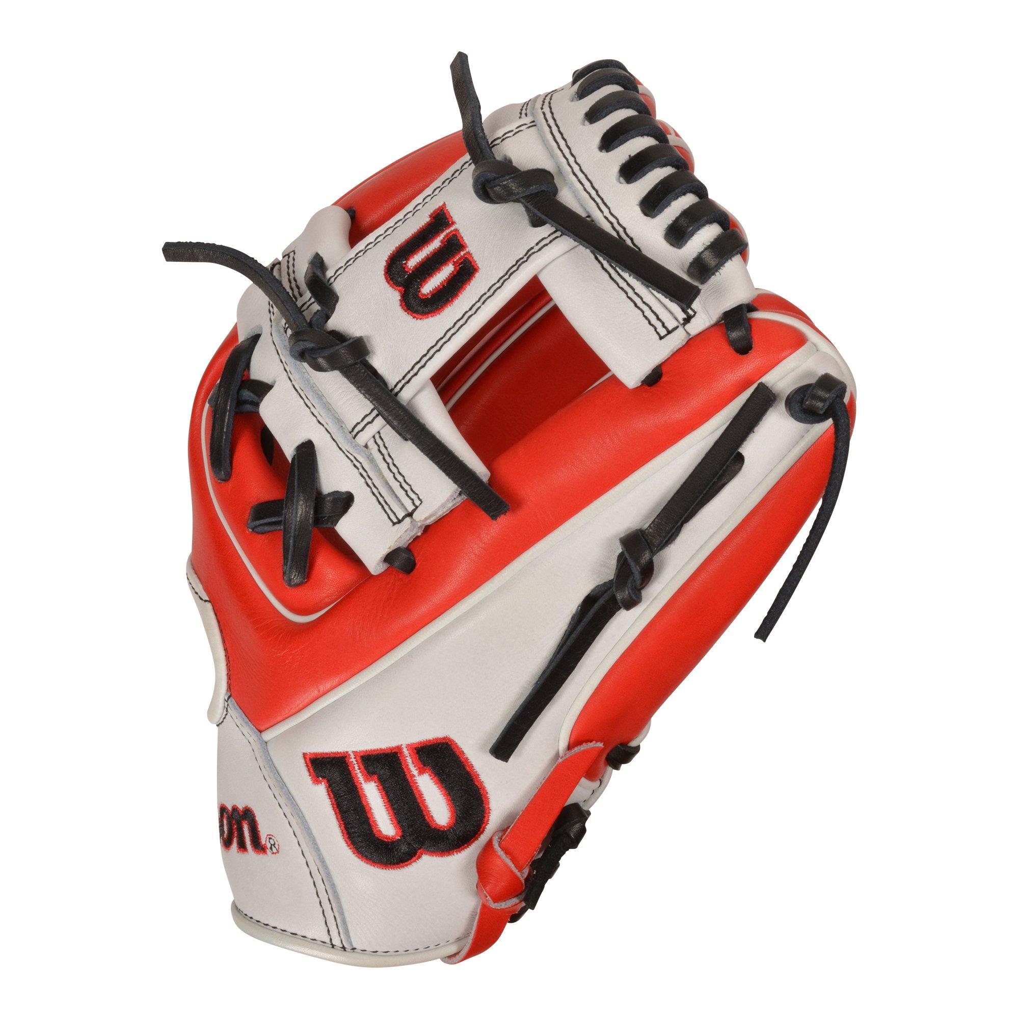 Wilson A2000 SMU 11.5" Baseball Red/Black/White Fielders Glove