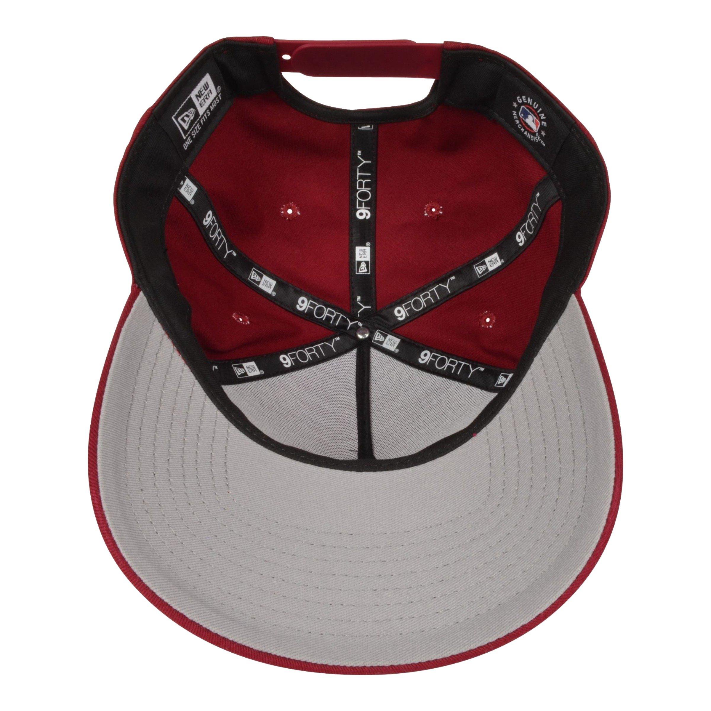 Men's New Era NY Yankees & LA Dodgers Tis the Season A-Frame Snapback-Red