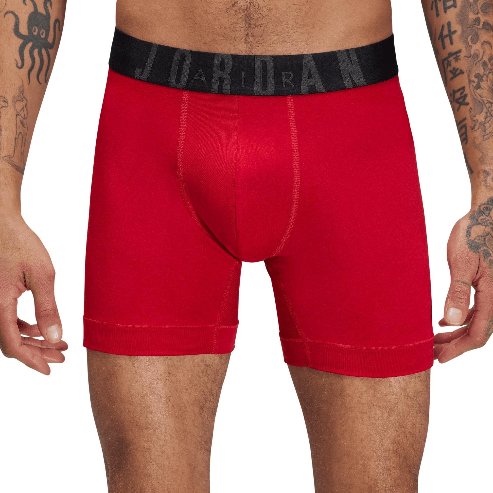Jordan Men's Flight Modal 3-Pack Boxer - RED Thumbnail View 1