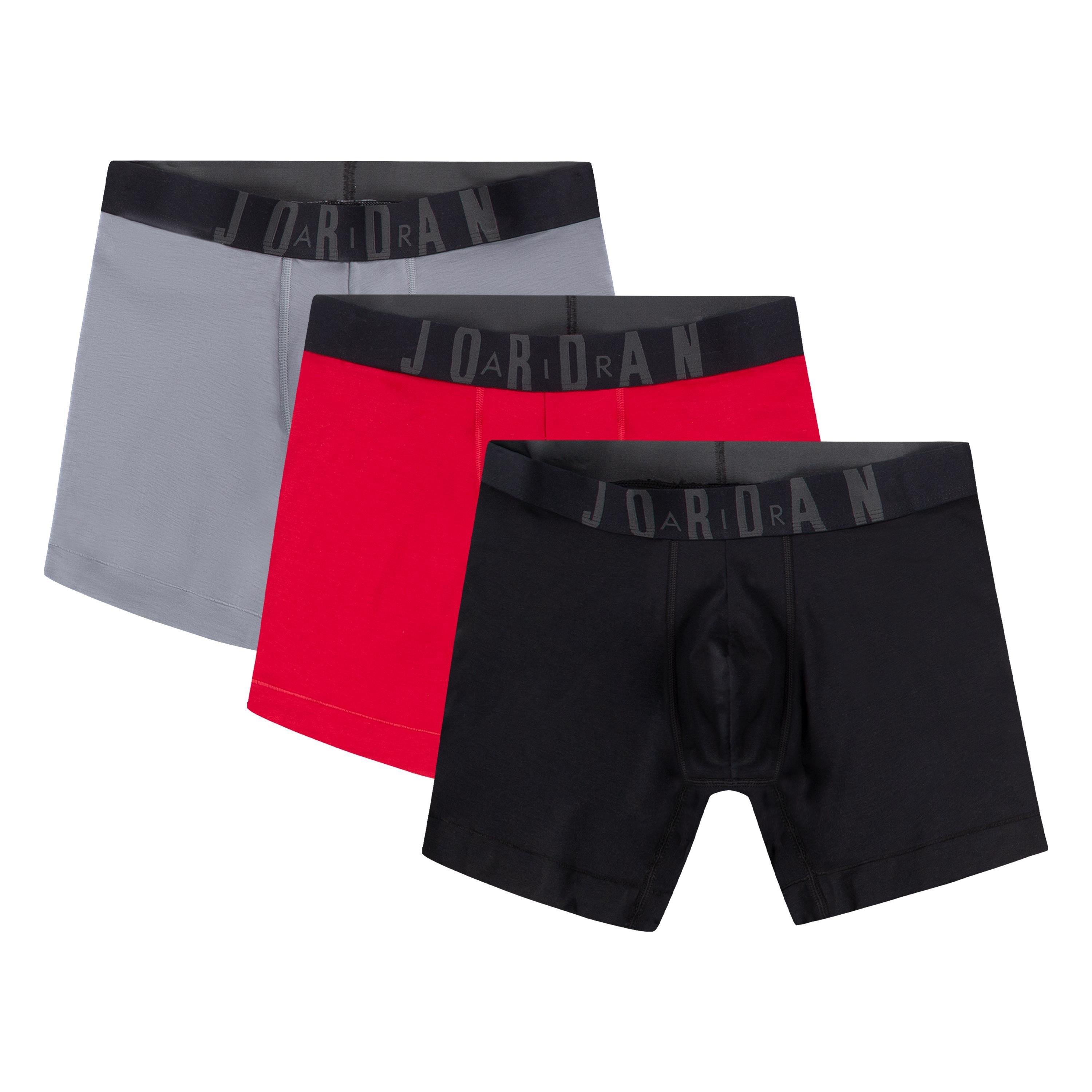 Jordan Men's Flight Modal 3-Pack Boxer - RED Thumbnail View 12
