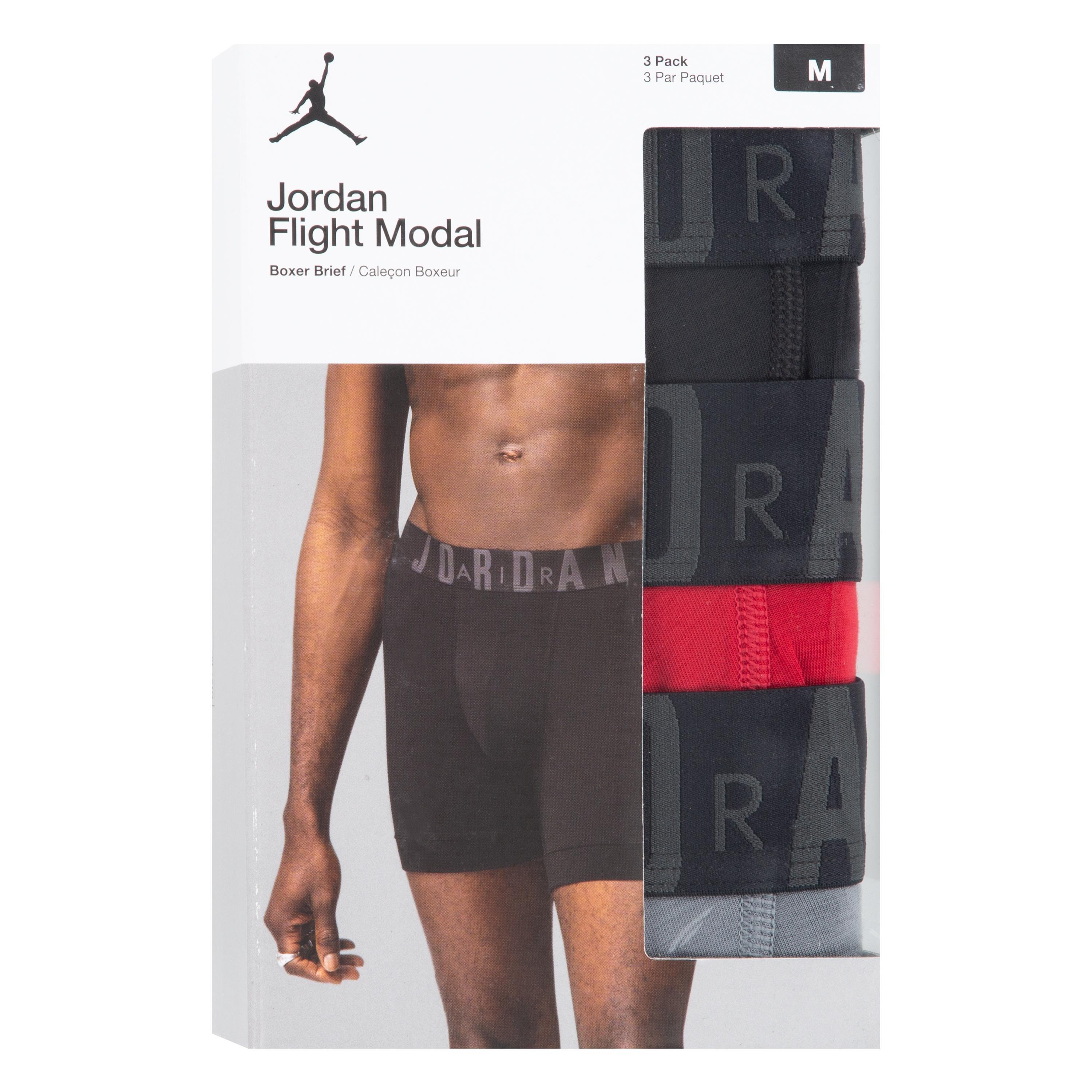 Jordan Men's Flight Modal 3-Pack Boxer - RED Thumbnail View 16