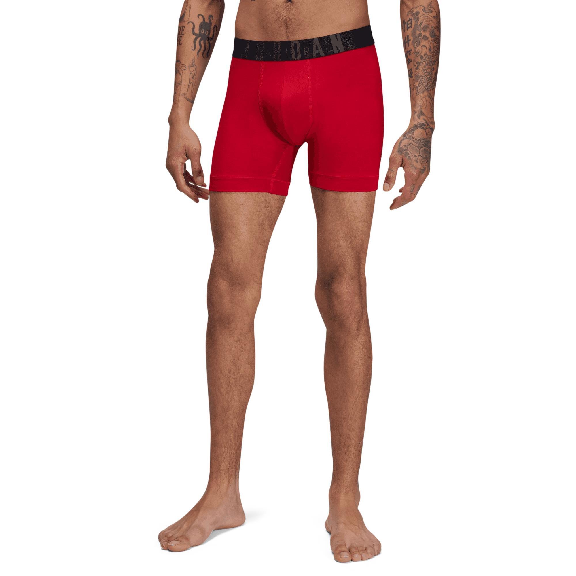 Jordan Men's Flight Modal 3-Pack Boxer - RED Thumbnail View 4