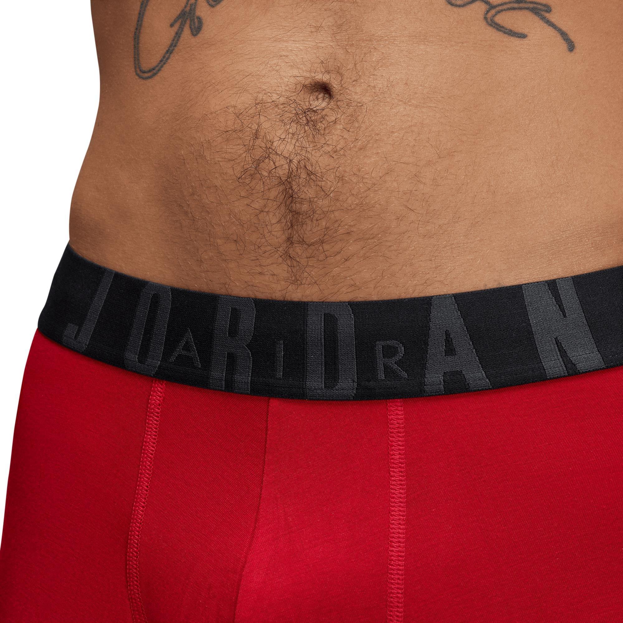 Jordan Men's Flight Modal 3-Pack Boxer - RED Thumbnail View 5