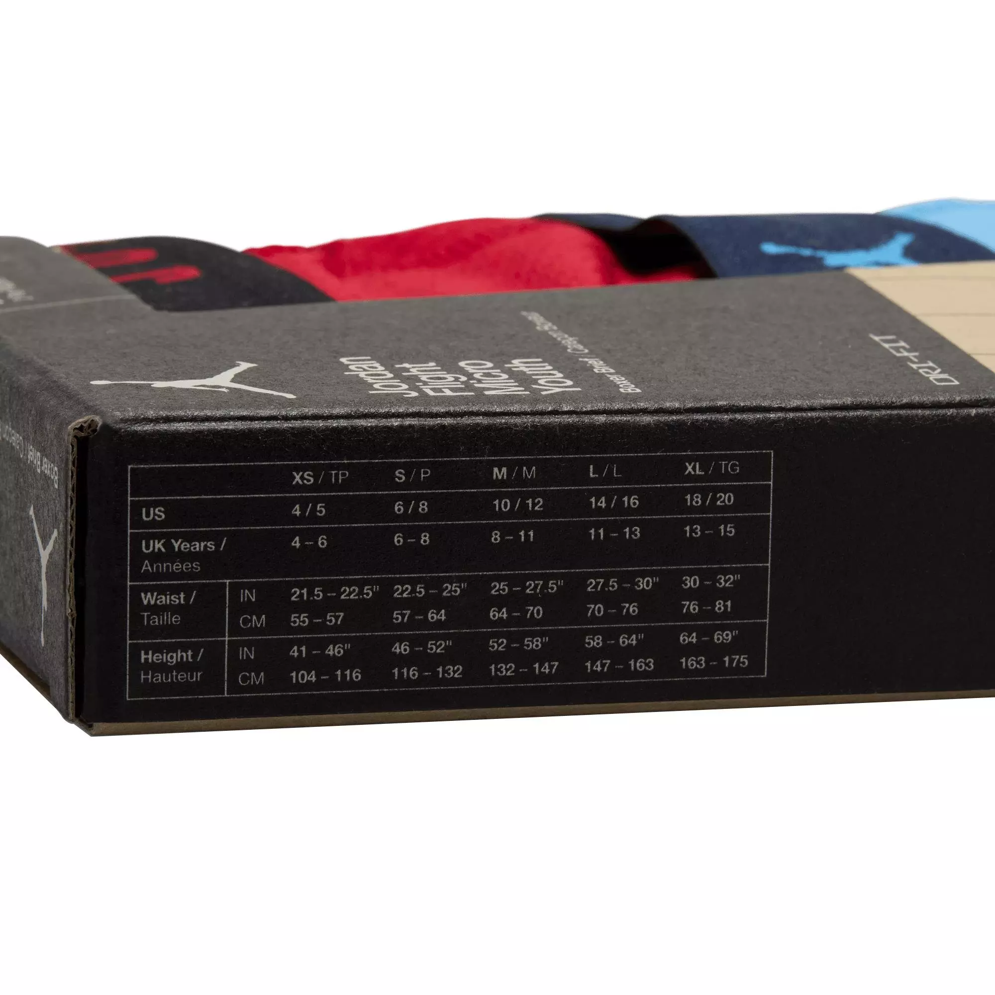 Jordan Big Boys' Flight Poly Mesh Jersey 2-Pack Briefs - Red/Blue - RED