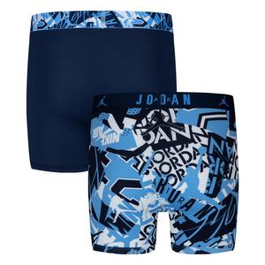 Jordan Big Boys' Flight Poly Mash Up 2-Pack Briefs - Blue/Multi